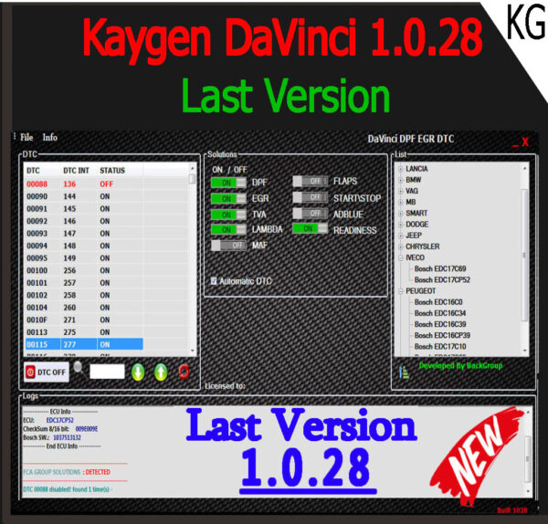 Kaygen DaVinci last version 1.0.28