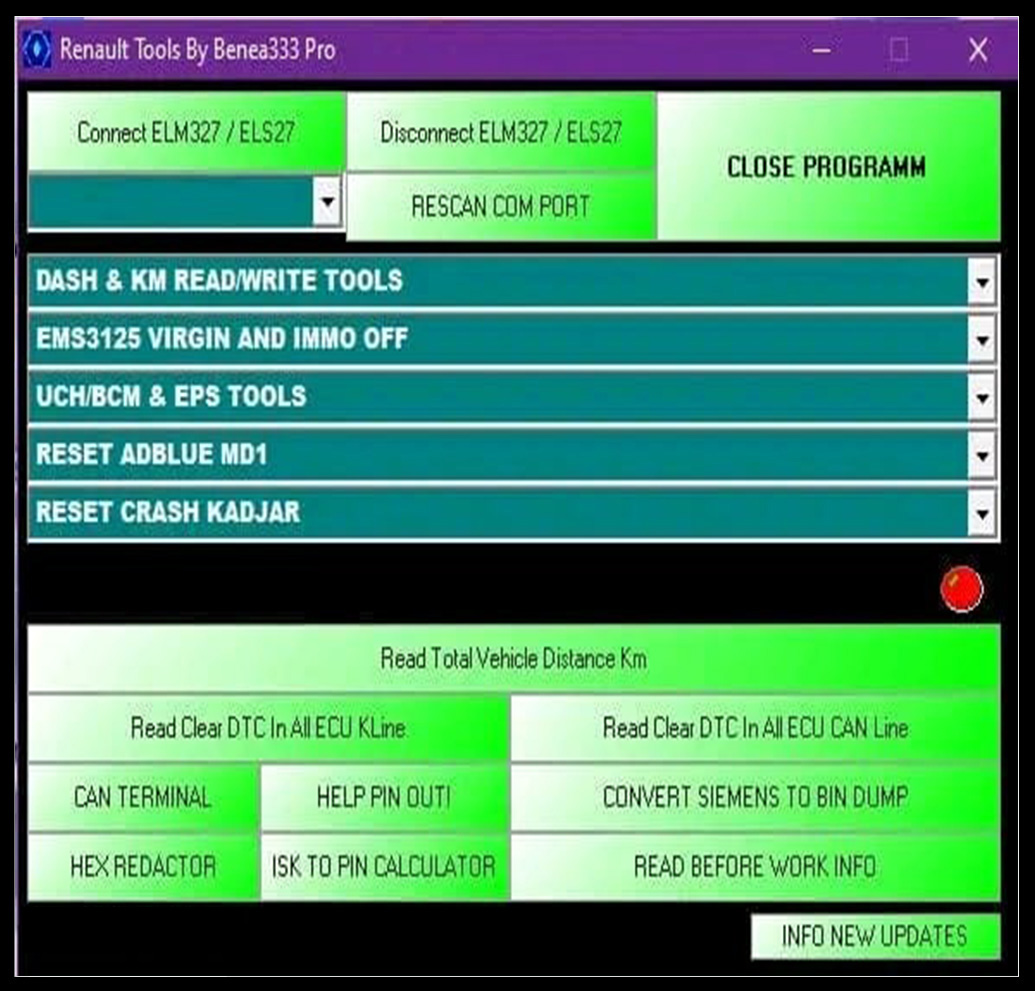 RENAULT TOOLS PRO SOFTWARE 2025